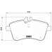 Комплект тормозных колодок Brembo P 50 057