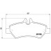 Set placute frână Brembo P 50 084