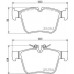 Комплект тормозных колодок Brembo P 50 122