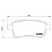 Комплект тормозных колодок Brembo P 68 041