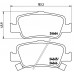 Set placute frână Brembo P 83 080