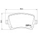Set placute frână Brembo P 85 073