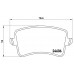 Комплект тормозных колодок Brembo P 85 099