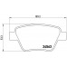 Set placute frână Brembo P 85 114