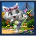 Puzzle Trefl 3in1 44 Cats Meet Cute Kittens (34865)