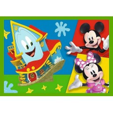 Puzzle Trefl 4in1 Mickey Mouse Among Friends (34616)