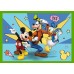 Пазл Trefl 4in1 Mickey Mouse Among Friends (34616)