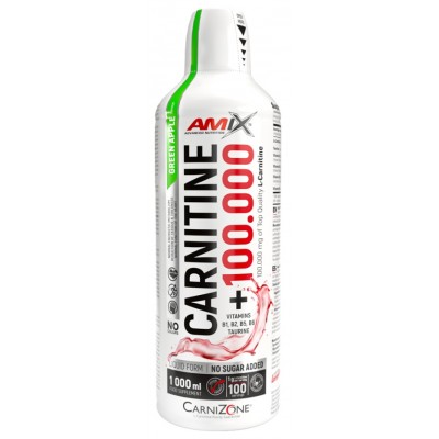 Жиросжигатель Amix Carnitine 100.000 Green Apple 1000ml