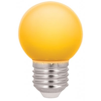 Bec Forever Light E27 G45 2W 230V Yellow 5pcs