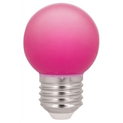 Лампа Forever Light E27 G45 2W 230V Pink 5pcs