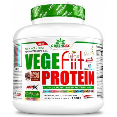 Proteină Amix Vege-Fiit 2000g Double Chocolate