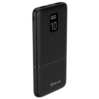 Внешний аккумулятор Tellur 10000mAh PD102 Black (TLL158341)