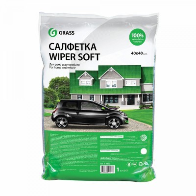 Салфетка для авто Grass Wiper Soft 40x40 (IT-0352)