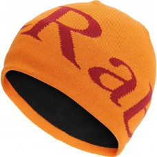 Căciulă Rab Logo Beanie Marmalade/Oxblood Red