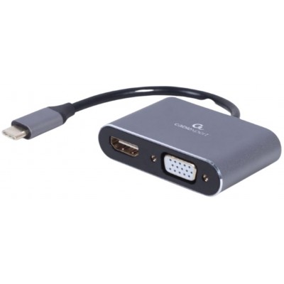 Переходник Cablexpert A-USB3C-HDMIVGA-01