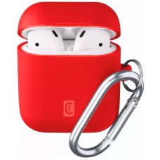 Husă pentru căști Cellularline Bounce Airpods 1/2 Red