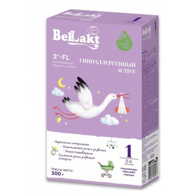 Детскаямолочная смесь Bellact Hypoallergenic Active 1 300g