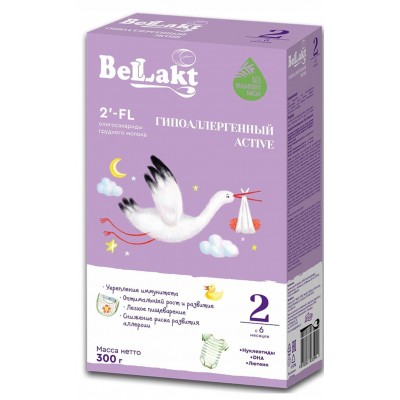 Formula de lapte pentru copii Bellact Hypoallergenic Active 2 300g