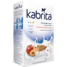 Гречневая кашка на козьем молочке с яблоком и абрикосом Kabrita 180г