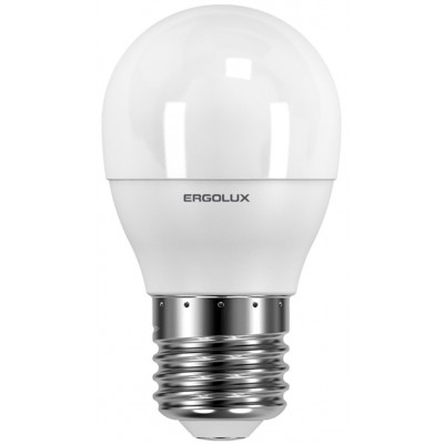 Лампа Ergolux LED-G45-7W-E27-3K