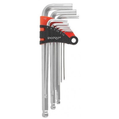 Набор ключей Dnipro-M CR-V 6150 1.5-10mm 9pcs
