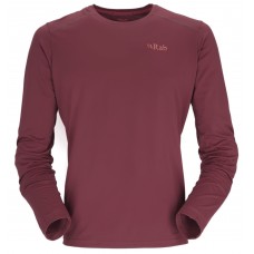 Мужская толстовка Rab Force LS Tee L Oxblood Red