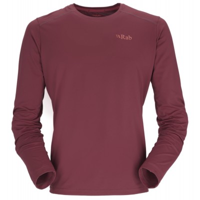 Мужская толстовка Rab Force LS Tee L Oxblood Red