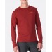 Мужская толстовка Rab Force LS Tee L Oxblood Red