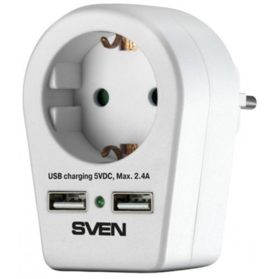 Priză Sven SF-S1U White