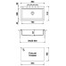 Кухонная мойка Plados Lux LX8610 NS N1 Pure White