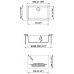 Кухонная мойка Plados One ON6910ST NS N1 Pure White