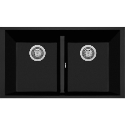 Кухонная мойка Plados One ON8420ST UG70 Black Matt