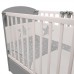 Кроватка Polini Kids Sky 745 c ящиком Серый