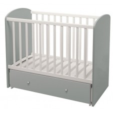 Кроватка Polini Kids Sky 745 c ящиком Серый