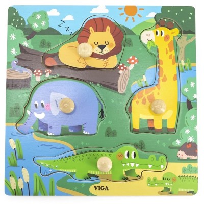 Пазл Viga Wild Animals (44593)