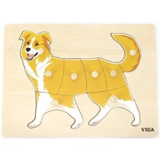 Пазл Viga Montessori Puzzle Dog (44611)