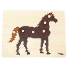 Пазл Viga Montessori Puzzle Horse (44607)