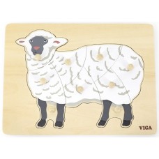 Пазл Viga Montessori Puzzle Sheep (44609)