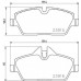 Set placute frână Brembo P 06 091