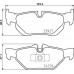 Set placute frână Brembo P 06 105