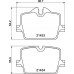 Set placute frână Brembo P 06 114