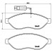 Комплект тормозных колодок Brembo P 23 143