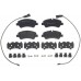 Set placute frână Brembo P 24 187