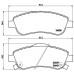 Set placute frână Brembo P 28 045