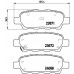 Set placute frână Brembo P 56 046