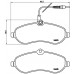 Комплект тормозных колодок Brembo P 61 096