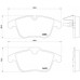 Set placute frână Brembo P 61 106