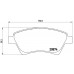 Комплект тормозных колодок Brembo P 68 034