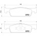 Комплект тормозных колодок Brembo P 68 059