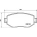 Set placute frână Brembo P 68 068